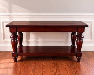 2 tier console table