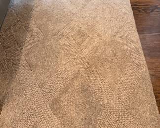 Pottery Barn, Chase tufted rug, 9 X 12, 100% wool, natural