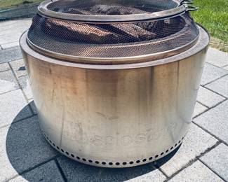 Solo stove fire pit with cover