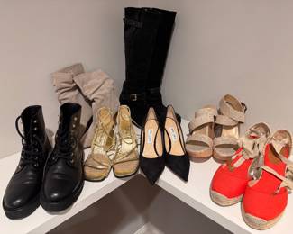 Stuart Weitzman, Jimmy Choo, & others