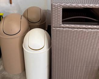 A selection of trash recepticals