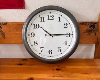 Frontgate Jameson LED outdoor clock, new in box