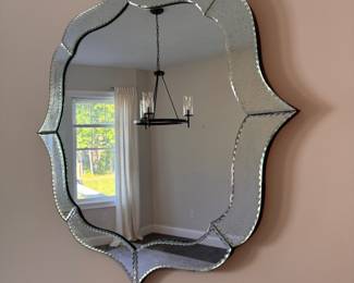 Ventian mirror, 31" X 31"