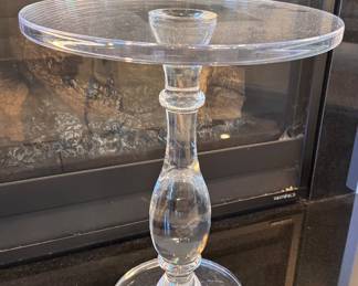 Acrylic side table