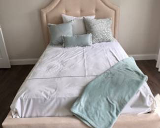Ethan Allen full size upholstered bed