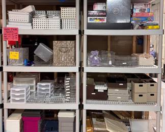 Storage and organizing solutions