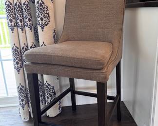 Arhaus upholstered counter stool