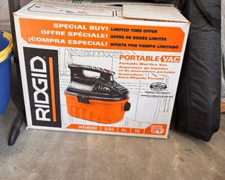 Portable Rigid shop vac