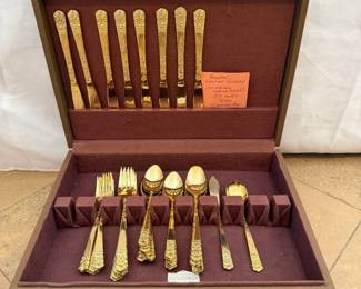 Golden Lifetime Cutlery, 50 pcs w/storage box