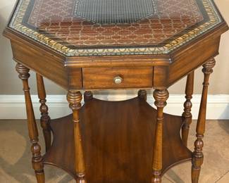 Maitland-Smith octagon accent table