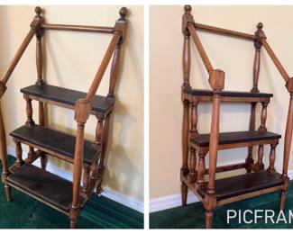 Library step ladder or shelf unit