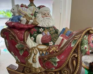 Fitz & Floyd Santa Sleigh