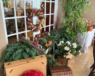 Assorted floral arrangements