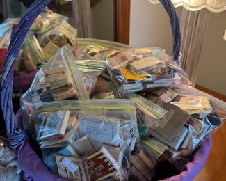 Matchbooks, 20 - 25 ct each bag
