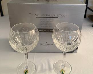 Waterford "Love" Toasting Goblets
