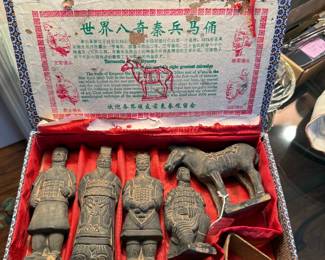 Terra Cotta warriors w/horse