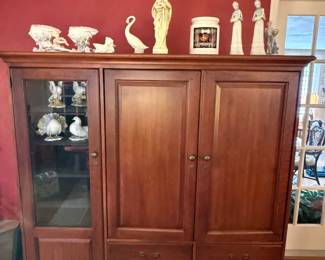 Lexington entertainment cabinet, 64" x 24" x 23", TV space: 40" x 34"