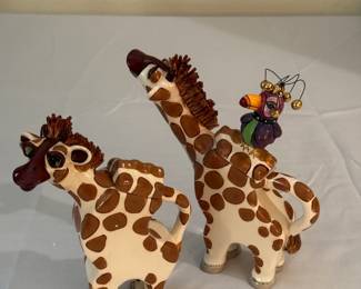 Lynda Corneille SWAK Hager The Giraffe & Flossie Cream & Sugar