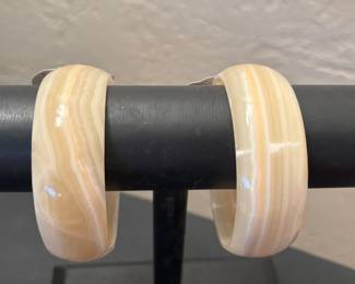 Alabaster bangle bracelets
