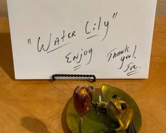 Timm Cotterill bronze "Water Lily"