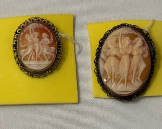 Cameo brooches