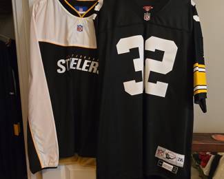 Pittsburgh Steelers Franco Harris Throwback Jersey and Pullover Jacket