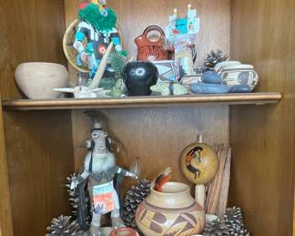 Hopi Kachina Dolls and Pueblo Pottery