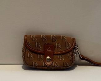 Dooney & Bourke All-Weather Leather Wristlet Pouch
