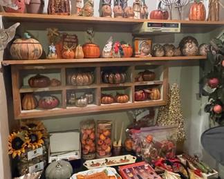 Assorted Fall Decorative Items