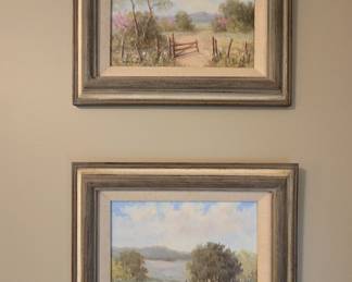 Hazel Massey Texas Bluebonnet Landscape Paintings