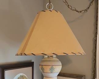 Vintage Southwestern Style Hanging Lamp 
