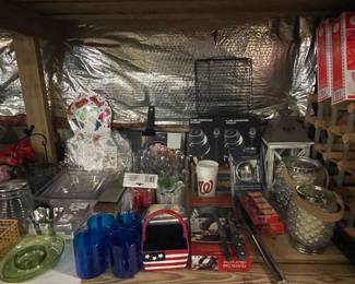 Assorted Home Goods and Barware