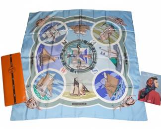 Hermès "Belles Amures" Silk Scarf