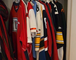 Sports Jerseys Collection Hockey & Football
