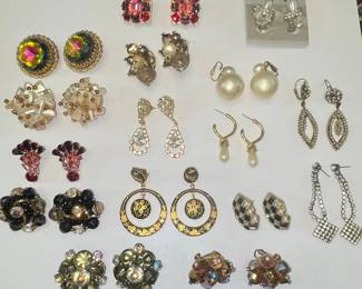 Vintage Costume Earrings