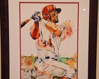 Bryce Harper Watercolor Print