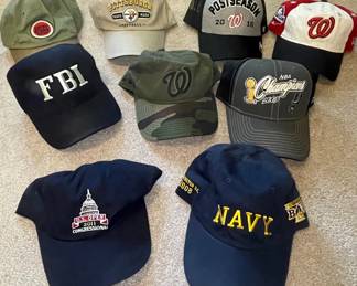 Baseball Hats - Nationals, Navy, Steelers, & more