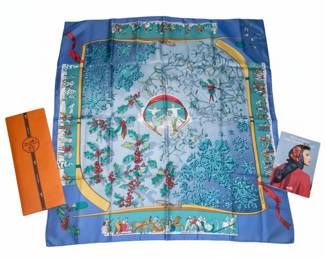Hermès "Le Cheval de Bois" Silk Scarf