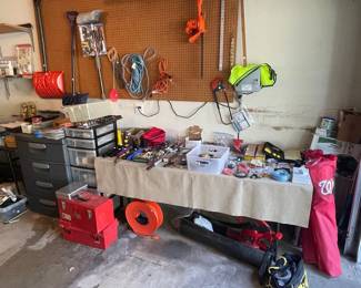 Assorted Garage and Workshop Tools