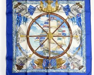 Hermès "Voiles et Pavillons" Silk Scarf