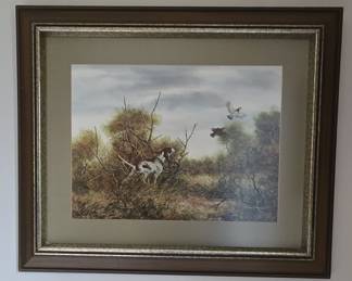 Alberto Meza "Pheasant Hunt" Print