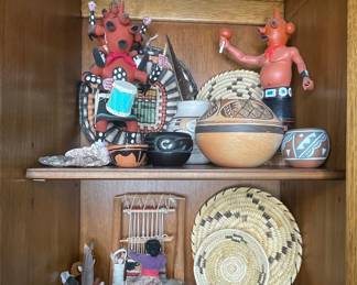 Hopi Kachina Dolls and Pueblo Pottery