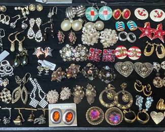 Vintage Costume Earrings