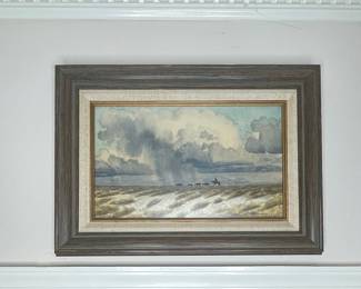 Donald M Yena signed Watercolor Painting