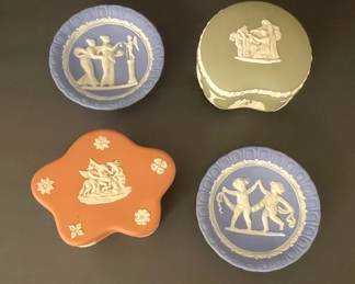 Wedgwood Jasperware Trinket Boxes and Dish Collection