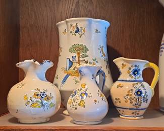 Hand-Painted Ceramic Pitchers