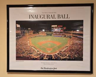 Washington Nationals Inaugural Ball Poster - The Washington Post