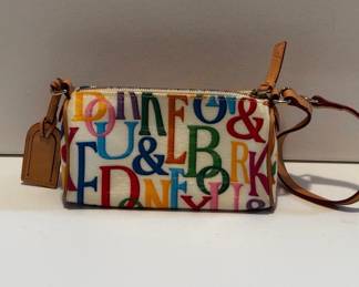 Dooney & Bourke All-Weather Leather "Graffiti" Pouch Wristlet