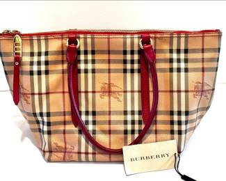 Burberry Haymarket Check Salisbury Tote Bag