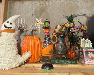 Halloween Figurines Vtg